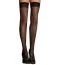 Панчохи Sheer Thigh High чорні - Фото №2
