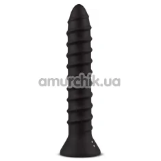 Анальний вібратор Easy Toys Screwed Plug Anal Vibrator L, чорний - Фото №1