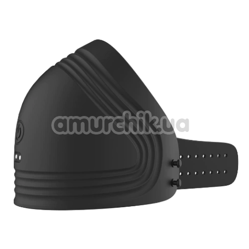 Виброкольцо для члена Ramrod Adjustable Vibrating Cockring, черное