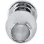 Анальна пробка Lust Tunnel Plug 125 g, срібна - Фото №4