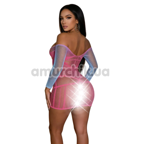 Платье Star Night Sunset Mini Dress, розово-голубое