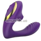 Вибратор с вакуумным стимулятором Tracy's Dog OG Sucking Vibrator, фиолетовый - Фото №1