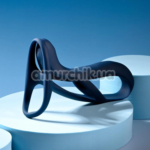 Насадка на пенис с вибрацией Zero Tolerance Big Time, синяя