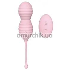 Вагінальні кульки Pleasure Balls & Eggs Beehive, рожеві - Фото №1