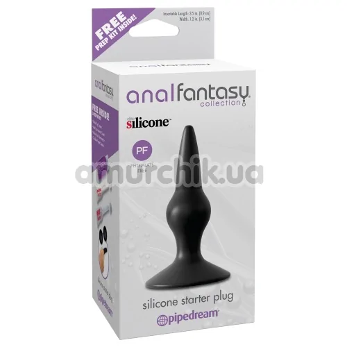 Анальна пробка Anal Fantasy Collection Starter Plug, чорна