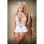 Костюм медсестры Play Love Hurts Nurse Costume Set, белый: боди + юбка + головной убор - Фото №2