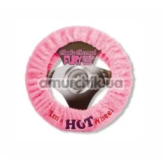 М'який чохол на кермо Sexy Wheels Steering Wheel Cover Pink - Фото №1