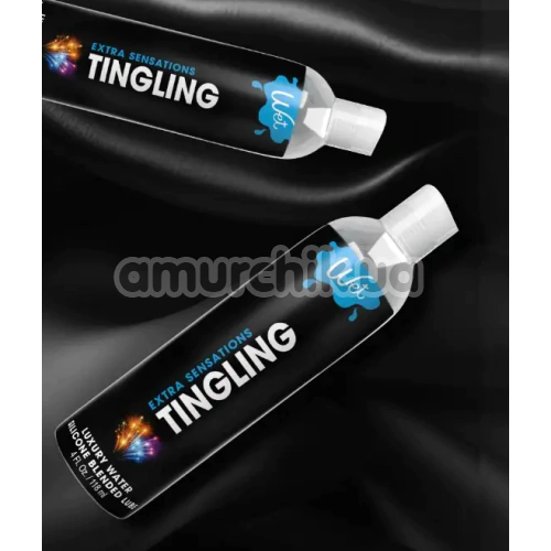 Лубрикант с охлаждающим и возбуждающим эффектом Wet Extra Sensations Tingling, 236 мл