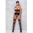 Комплект Passion Free Your Senses Jannies Corset, чорний: корсет + трусики-стрінги - Фото №6