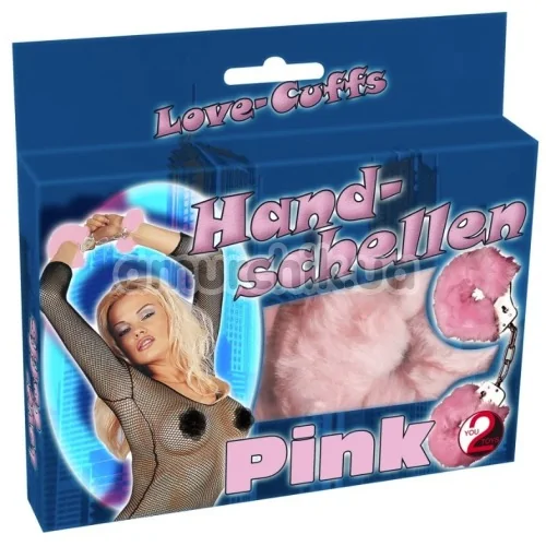 Наручники Handschellen Love Cuffs розовые