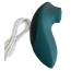 Симулятор орального секса для женщин с вибрацией Sweet Em Velvet Lure TealWave, зеленый - Фото №7