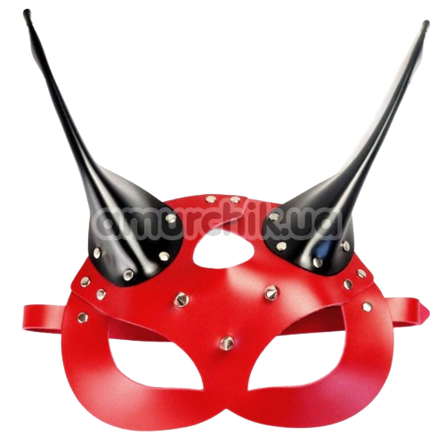 Маска дьявола Art of Sex Lucifer Mask, красно-черная - Фото №1