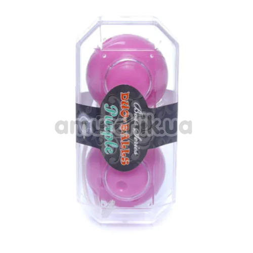 Вагинальные шарики Boss Series Duo Balls, фиолетовые