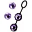 Вагинальные шарики A-Toys Pleasure Balls Set, фиолетовые - Фото №1
