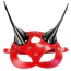 Маска дьявола Art of Sex Lucifer Mask, красно-черная - Фото №1