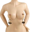 Зажимы для сосков Virgite Nipple Clamps Jewels Mod. 5, золотые - Фото №6