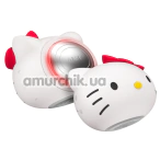 Ультразвуковой массажер-маска для лица Geske Sonic Warm & Cool Mask 8 in 1 - Hello Kitty Head, белый - Фото №1