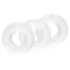 Набор эрекционных колец Silicone Set Of 3 Stacker Rings, прозрачный - Фото №1