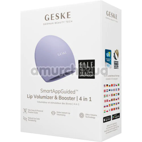 Устройство для увеличения объема губ Geske Lip Volumizer & Booster Big 4 in 1, сиреневое