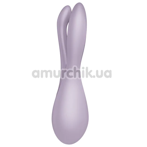 Кліторальний вібратор Satisfyer Threesome 2, фіолетовий