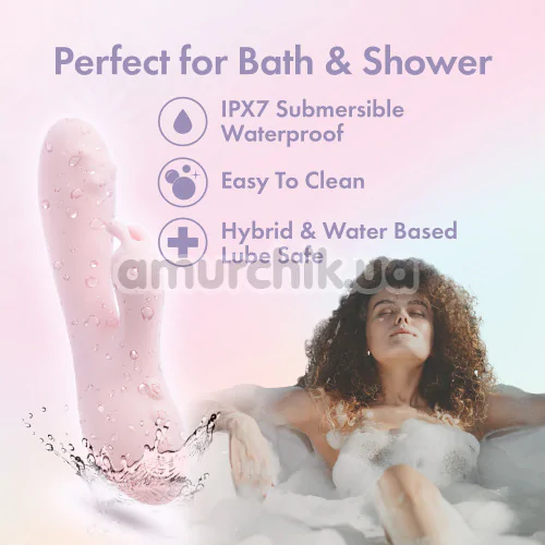 Вібратор Play With Me Fairy Flutter, рожевий