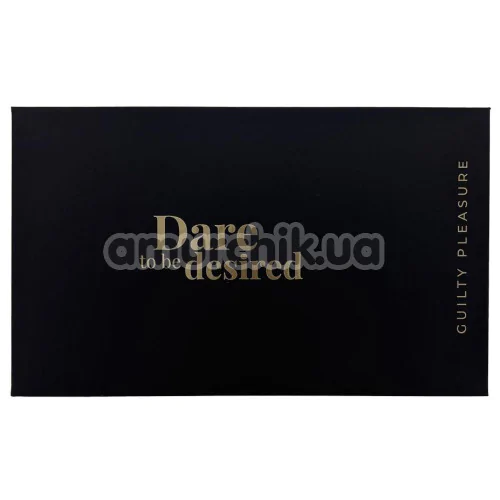 Ошейник с поводком Guilty Pleasure Lunar Braided Leash & Collar, черный