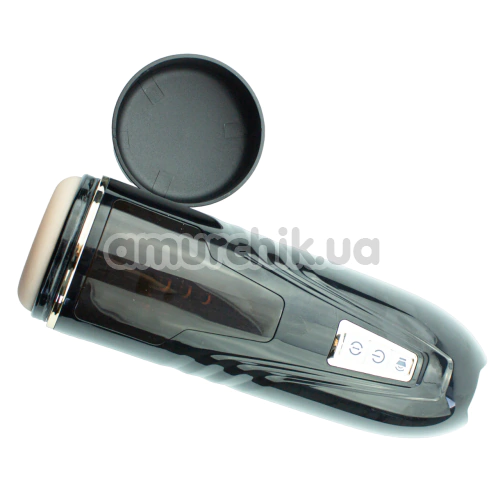 Мастурбатор Auto Telescopic and Rotating Male Masturbator Rita, білий