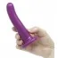 Фалоімітатор LoveToy Holy Dong S 4.5, фіолетовий - Фото №4