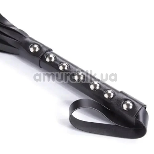 Флоггер DS Fetish Studded Flogger, черный