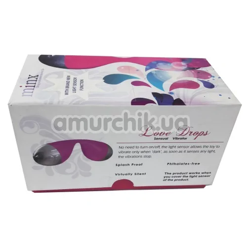 Вагинальные шарики Minx Love Drops Sensual Vibrator, розовый