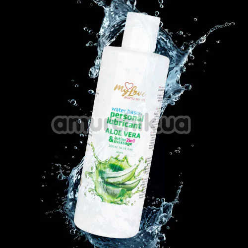 Массажный лубрикант MyLove Aroma Series Personal Lubricant 2in1 Aloe Vera - алоэ вера, 300 мл