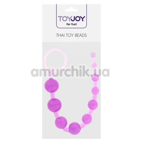 Анальные бусы Thai Toy Beads фиолетовые