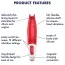 Вібратор Satisfyer Power Flower, червоний - Фото №7