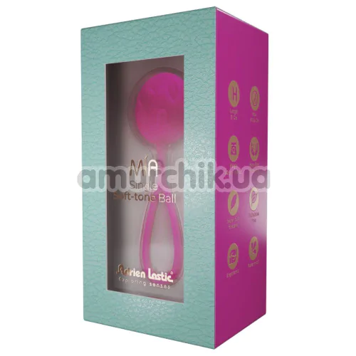 Вагінальна кулька Adrien Lastic Mia Single Soft-Tone Ball, рожева