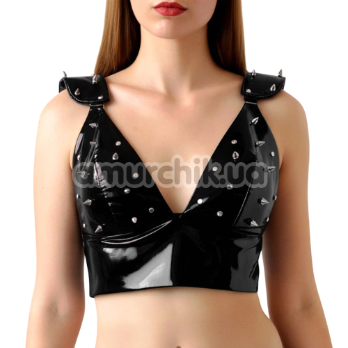 Топ виниловый Art of Sex Mistress Lacquered, черный - Фото №1