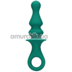 Анальний вібратор Loveline Pawn Shaped Anal Vibrator, зелений - Фото №1