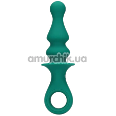 Анальний вібратор Loveline Pawn Shaped Anal Vibrator, зелений - Фото №1