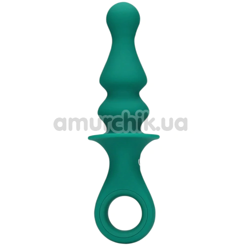 Анальний вібратор Loveline Pawn Shaped Anal Vibrator, зелений - Фото №1