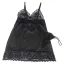 Комплект Star Night Dentelle Set, черный: пеньюар + трусики - Фото №14