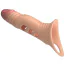 Насадка на пенис с вибрацией Pretty Love Penis Sleeve 026241Z, телесная - Фото №2