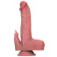 Вібратор з поштовхами, ротацією і підігрівом Natural Play Thrusting Dildo With Swing Motion And Heating D7, тілесний - Фото №4