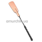 Стек Liebe Seele Rose Gold Memory Short Leather Riding Crop, золото-черный - Фото №1