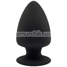 Анальна пробка Cheeky Love Premium Silicone Plug S, чорна - Фото №1