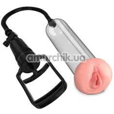Вакуумна помпа Pump Worx Beginner's Pussy Pump, прозора - Фото №1