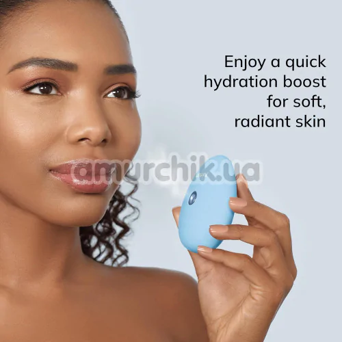Увлажнитель для кожи лица Geske Facial Hydration Refresher 4 in 1 Oval, голубой