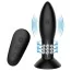 Анальна пробка з вібрацією і ротацією MR Play Super Rower Rotation Beads Anal Plug, чорна - Фото №4