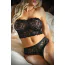 Комплект Vixen Perfect Match Lace Bandeau Top & Panty, чорний: топ + трусики - Фото №4