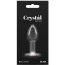 Анальная пробка с красным кристаллом Crystal Desires Heart S, прозрачная - Фото №10