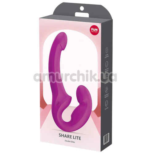 Безремневой страпон Fun Factory Share Lite, фиолетовый
