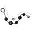 Анальні кульки Anal Adventures Platinum Large Anal Beads, чорні - Фото №3